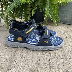 Nike ACG Hiking Outdoor Sandals 305375-401 Blue Black Yellow Running‎ Men's Sz 7